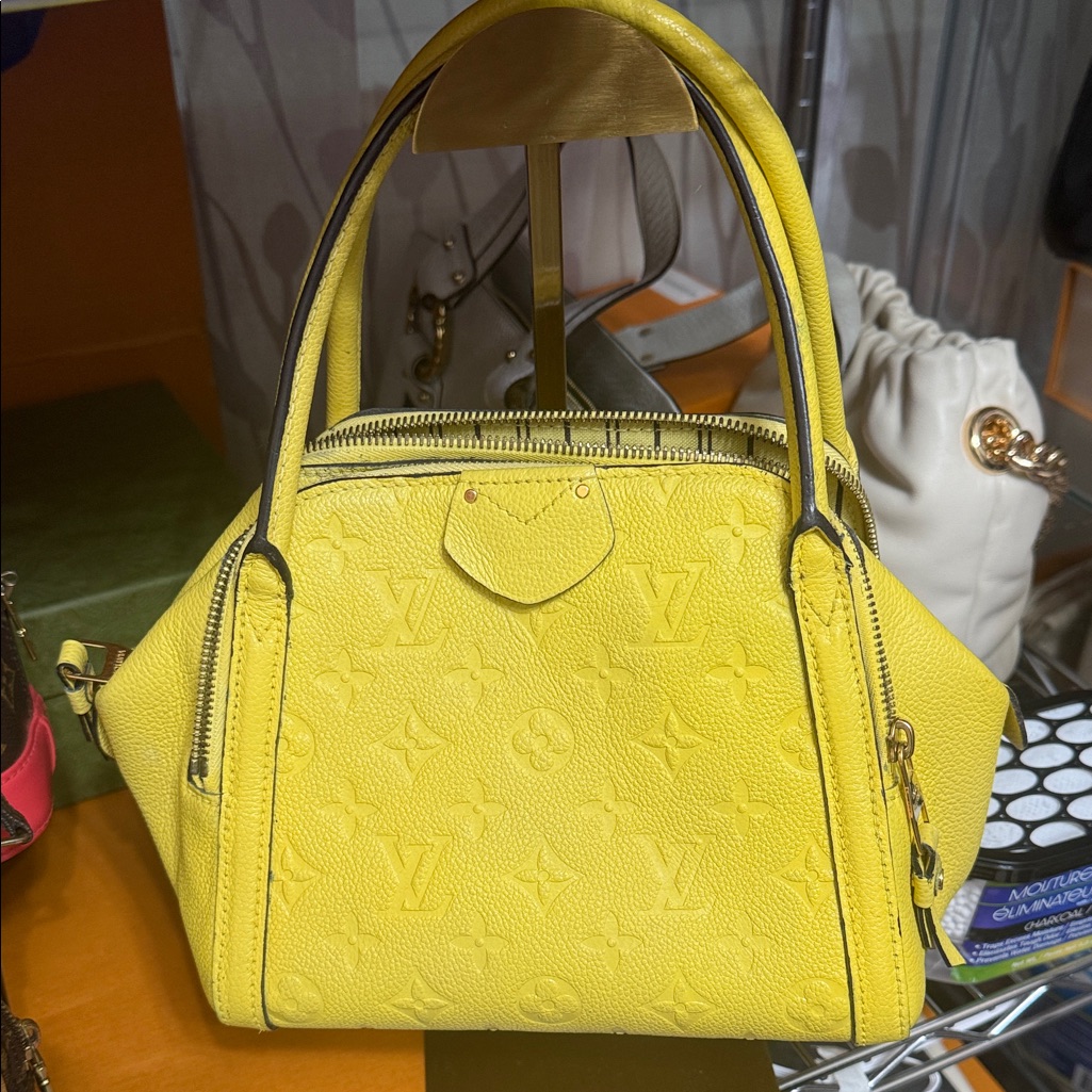 Yellow Designer Handbag